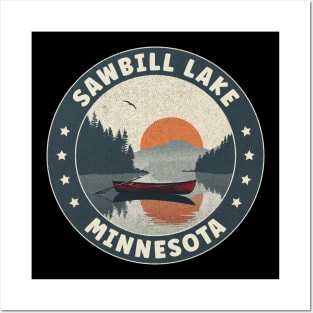 Sawbill Lake Minnesota Sunset Posters and Art